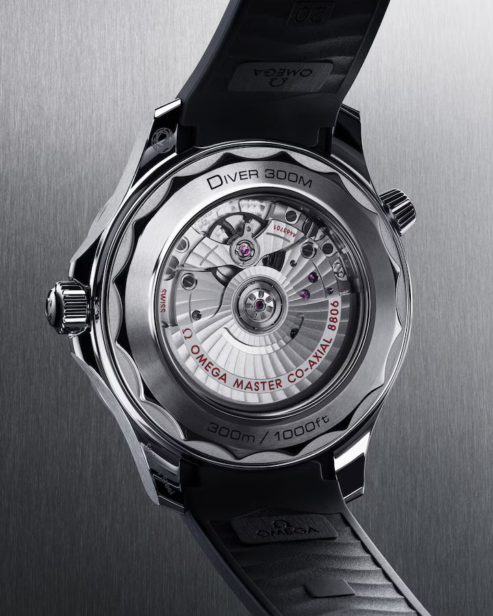 Omega Seamaster Diver 300M Black Rubber Strap Men's Watch 42mm 210.32.42.20.01.003 - Image 5