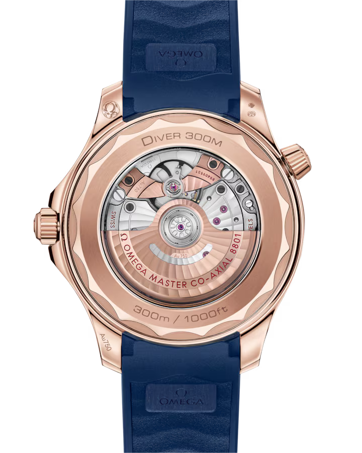 Omega Seamaster Diver 300M 42mm Blue Dial Sedna�?18k Rose Gold Strap 210.62.42.20.03.001 - Image 2