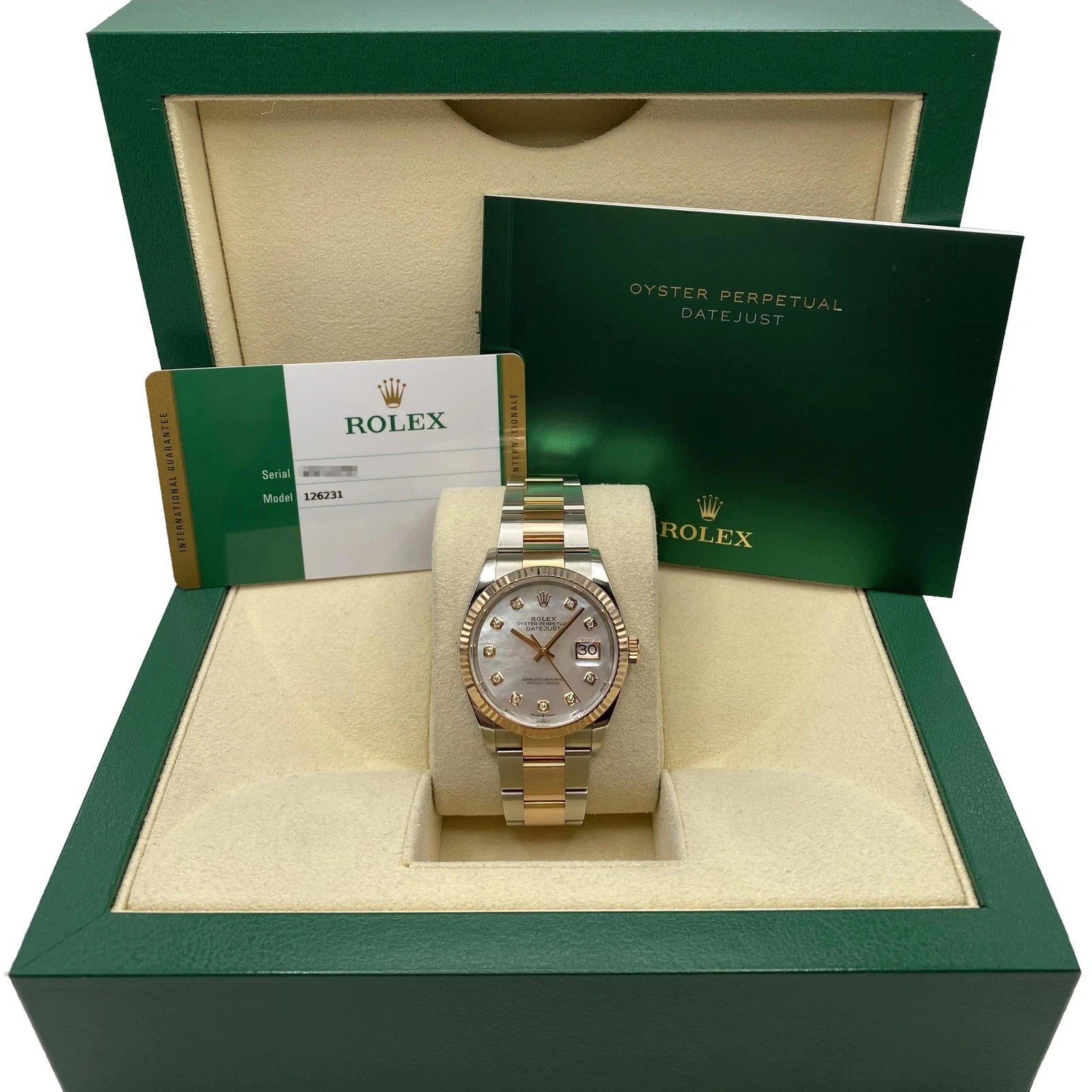 Rolex Datejust 36mm 126231 Mother-of-Pearl Dial Jubilee Bracelet - Image 15