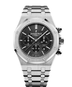 Audemars Piguet Royal Oak Chronograph Black Dial 41mm Stainless Steel Watch 26320ST.OO.1220ST.01