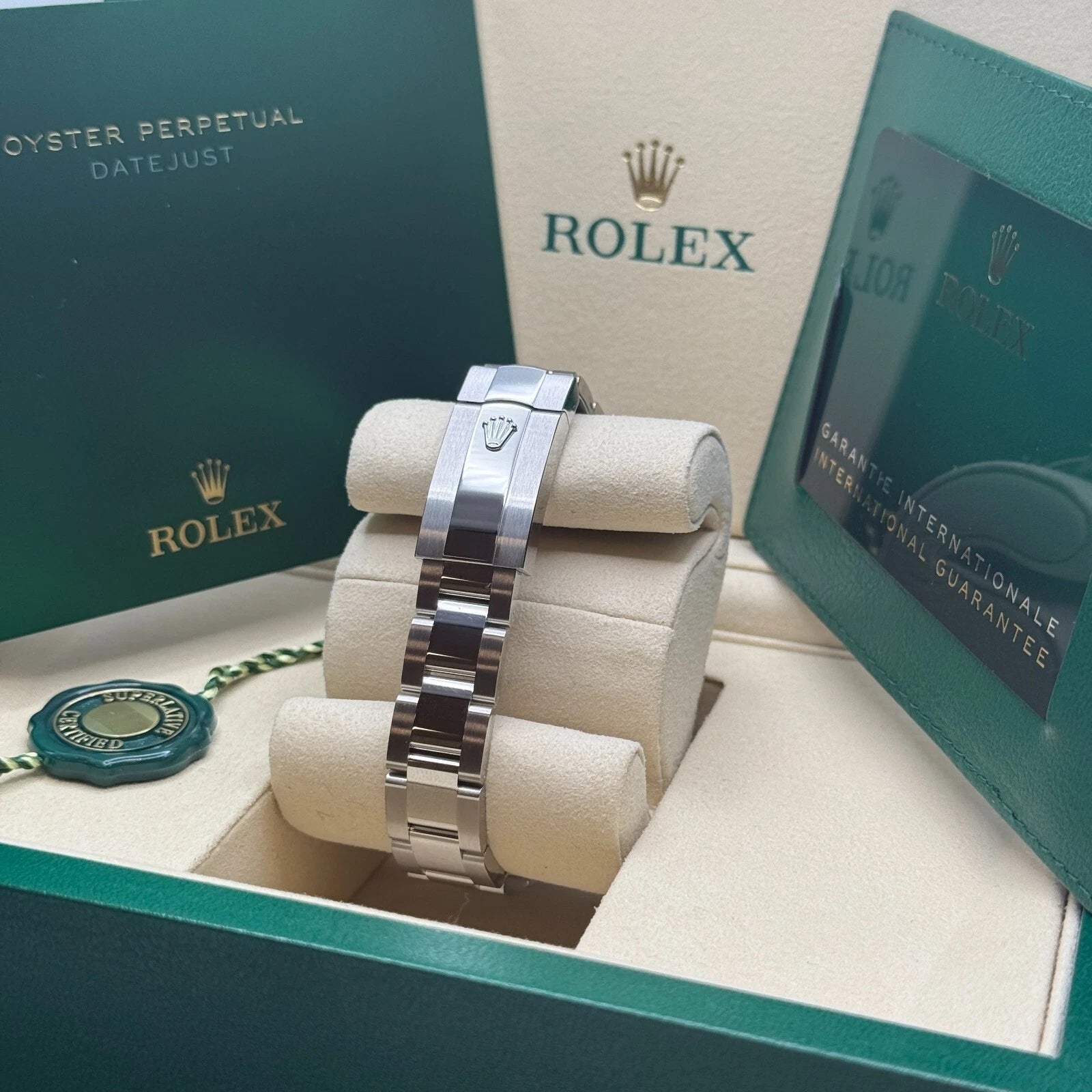 Rolex Datejust m278344-0035/0036 Bright Blue Dial 31mm Domed Diamond Oyster Watch - Image 7
