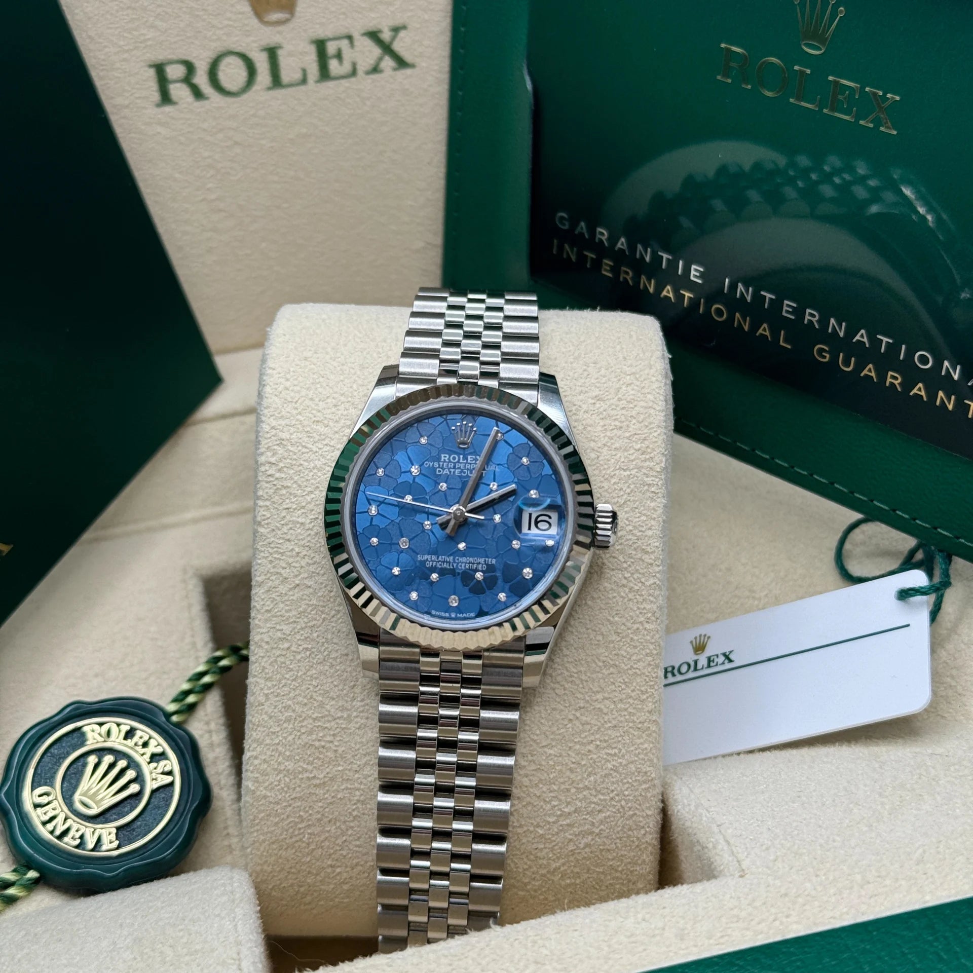 Rolex Datejust m278274-0035/0036 Azzurro Blue Dial Oyster Watch - Image 11