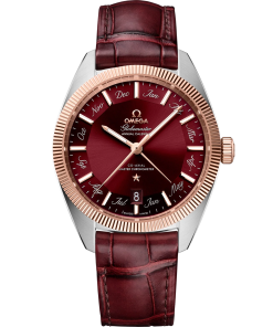 Omega Constellation Globemaster 41mm Green Dial Stainless Steel �?Sedna�?18k Rose Gold Strap 130.23.41.22.11.001