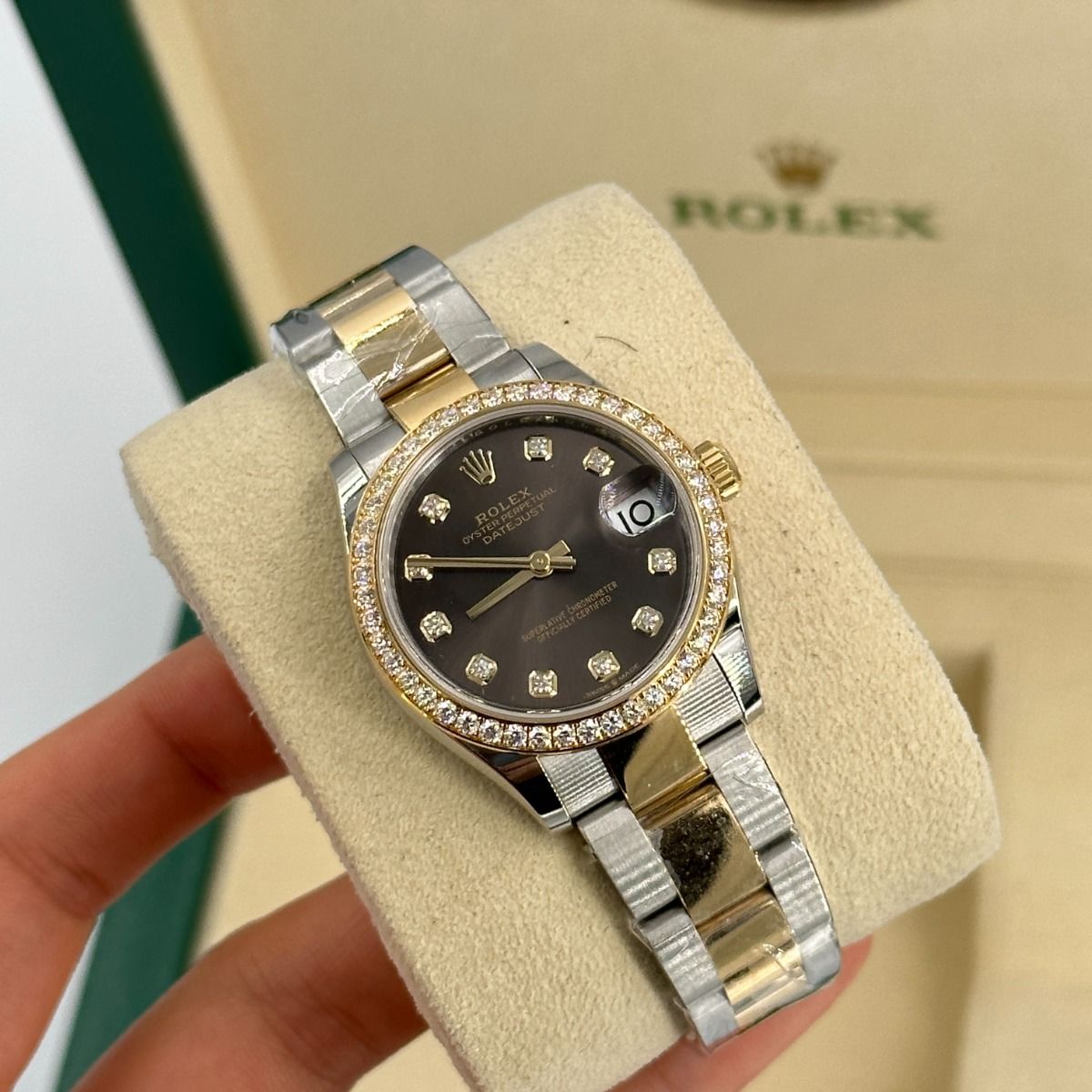 Rolex Datejust m278383RBR-0021/0022 31mm Dark Grey Dial Oyster Bracelet - Image 13
