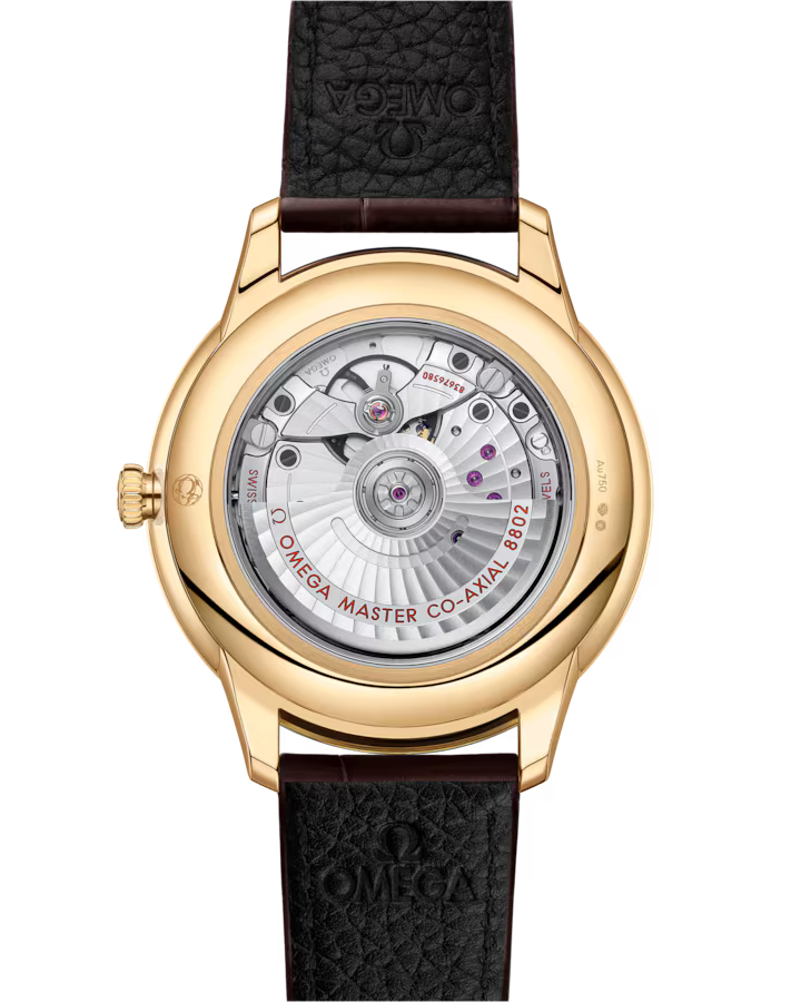 Omega De Ville Prestige 41 mm Silver Dial 18k Yellow Gold Strap 434.53.41.20.02.001 - Image 2