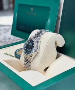 Alternative view of Rolex Datejust m278274-0017/0018 Green Dial 31mm Oyster Watch