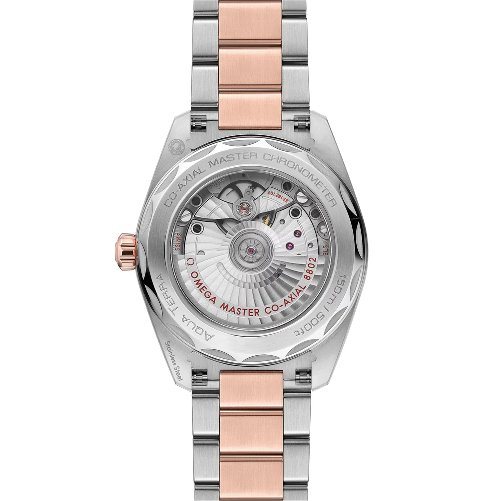 Omega Seamaster Aqua Terra 150M 38 mm Green Dial Stainless Steel and Sedna�?18k Rose Gold Bracelet 220.20.38.20.10.001 - Image 2