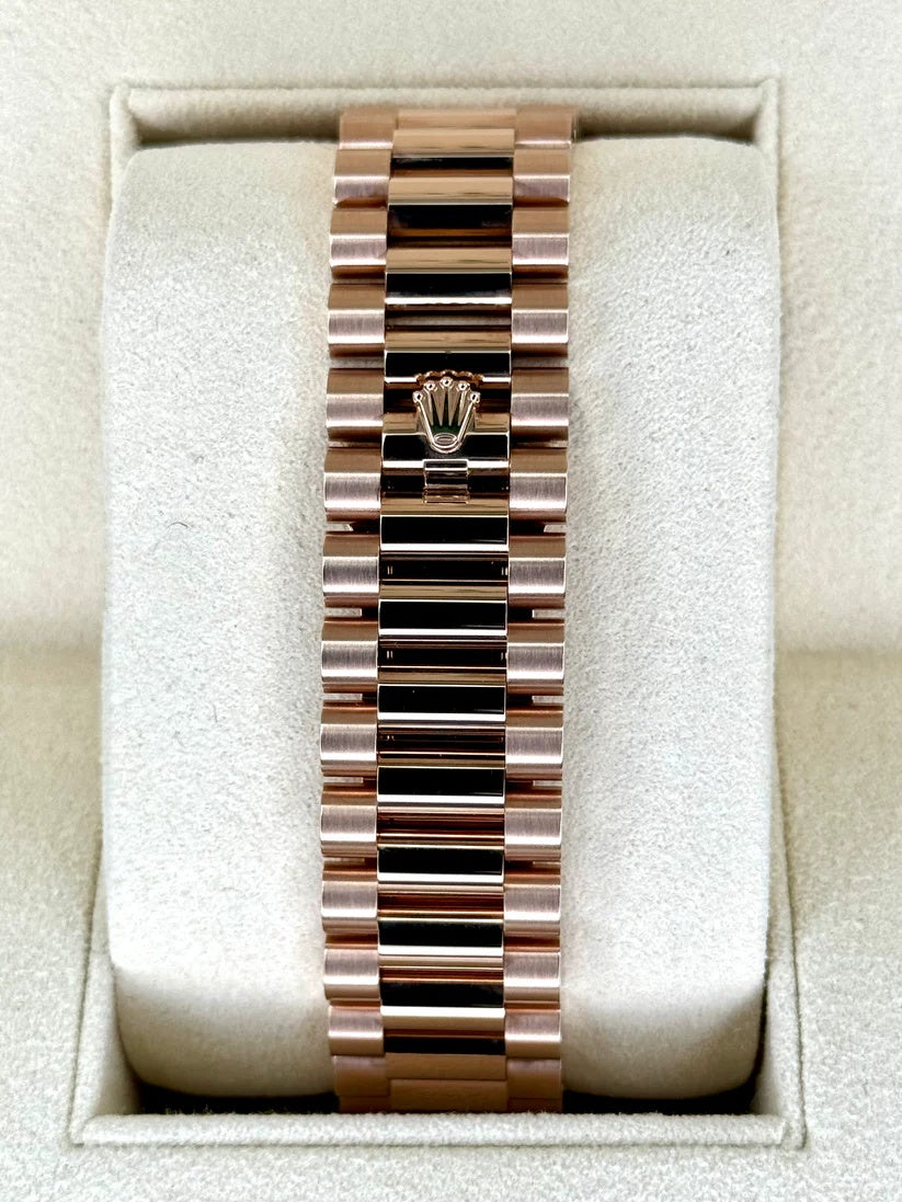 Rolex Day-Date President 40mm Everose Gold Sundust Roman Dial - 228235 - Image 7
