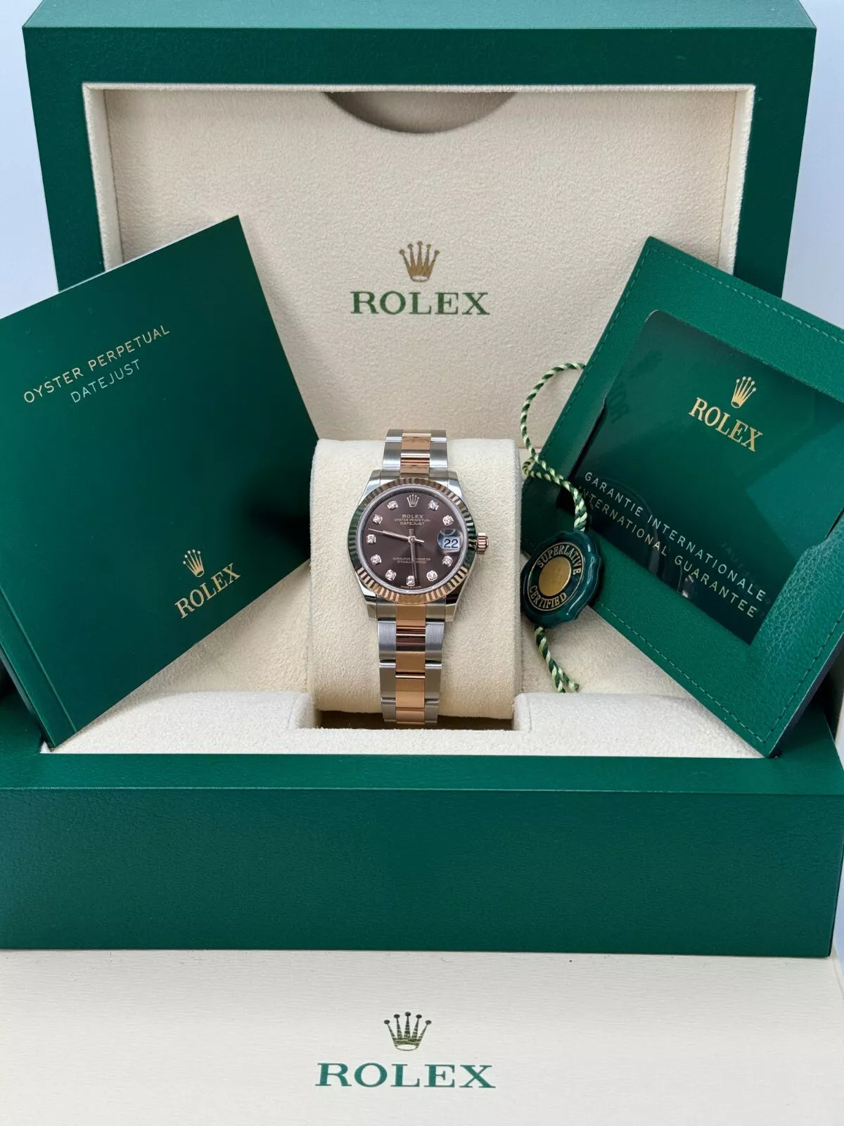 Rolex Datejust m278271-0027/0028 Chocolate 31mm Dial Oyster Bracelet Watch - Image 14