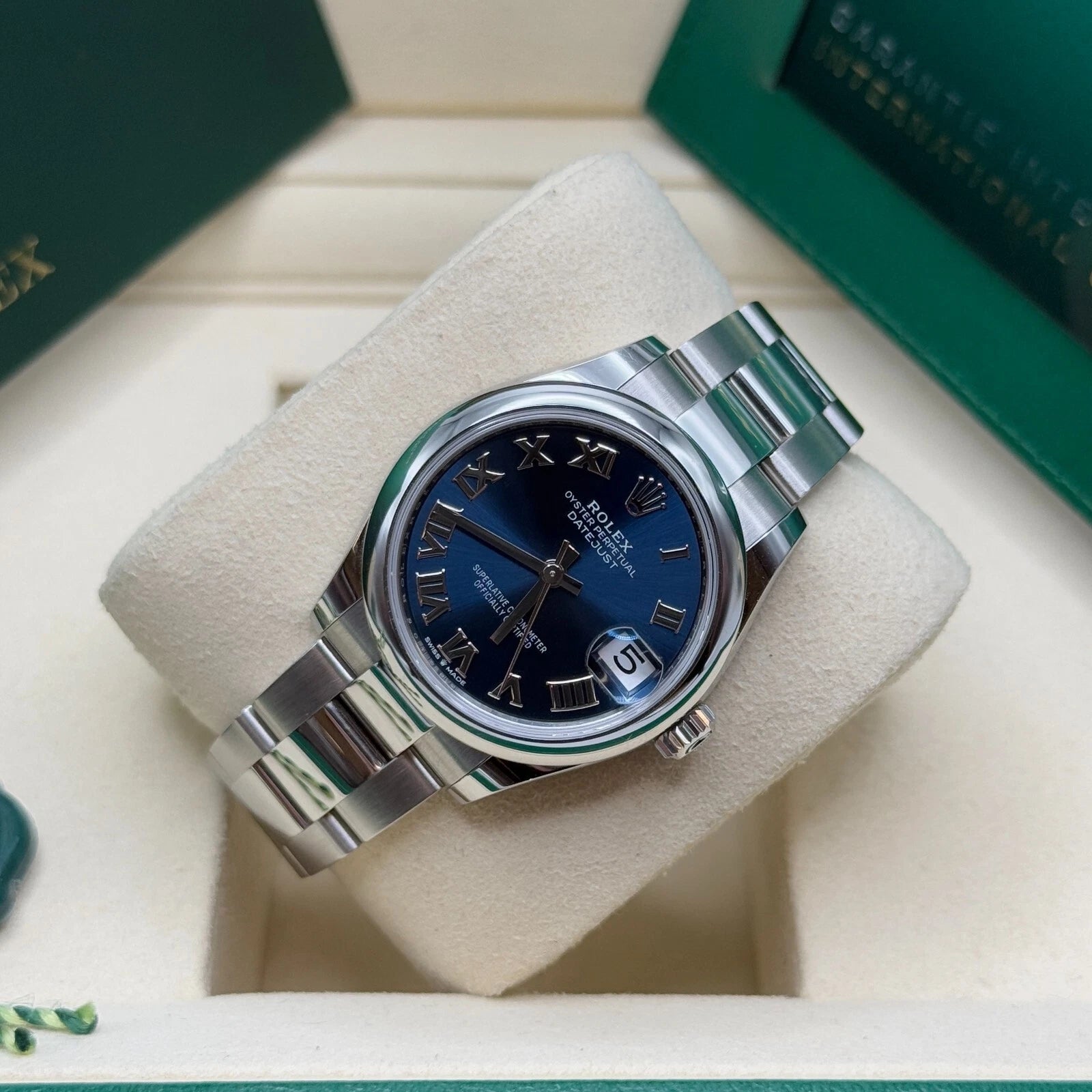 Rolex Datejust m278240-0017/0018 31mm Blue Roman Domed Bezel Oyster Oystersteel - Image 7