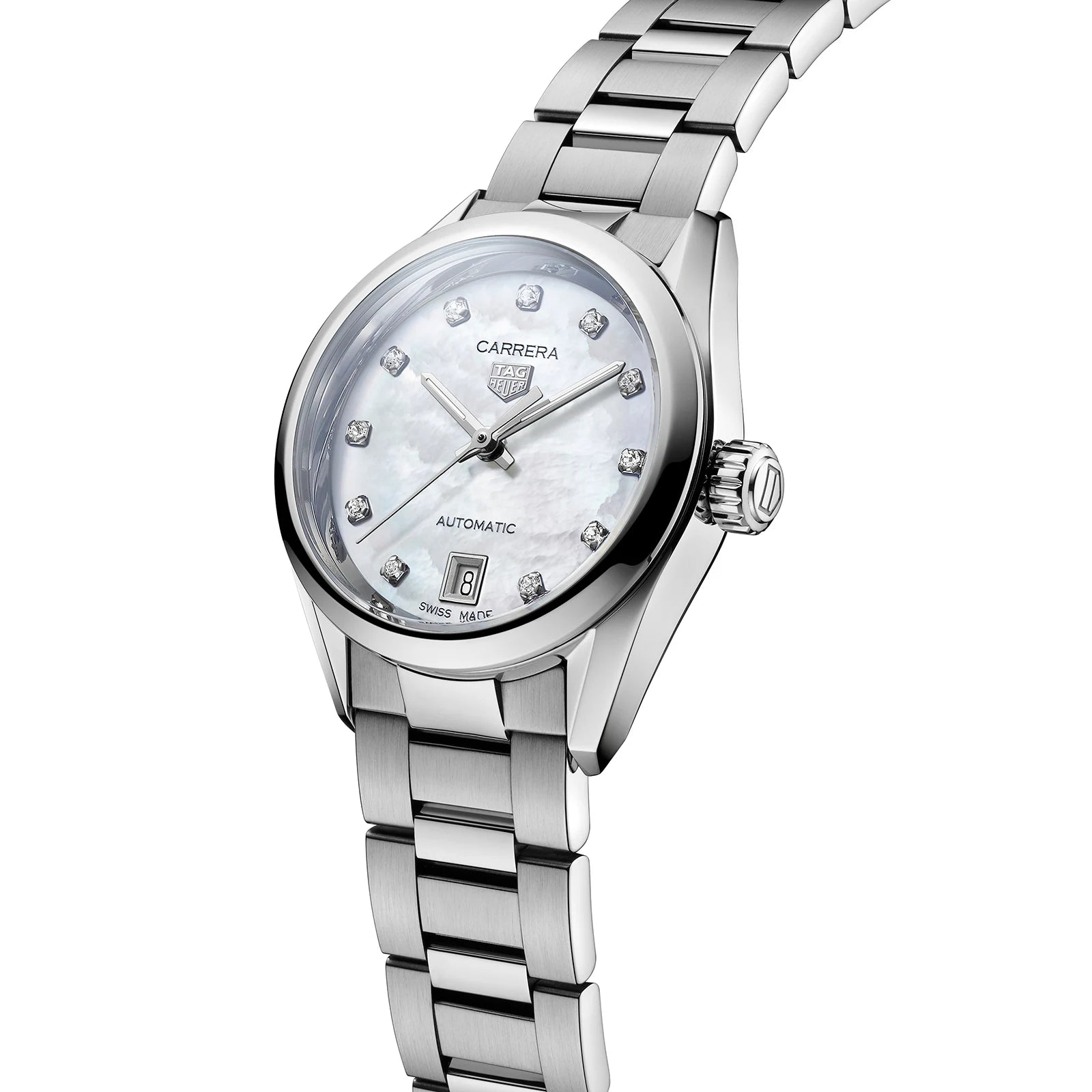 TAG Heuer Carrera Three-Hand 29mm Automatic Ladies Watch WBN2412.BA0621 - Image 3