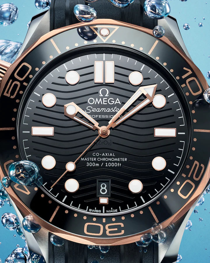 Omega Seamaster Diver 300M 42mm Black Dial Stainless Steel and Sedna�?18k Rose Gold Strap 210.22.42.20.01.002 - Image 5