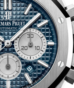 Alternative view of Audemars Piguet ROYAL OAK Blue Dial CHRONOGRAPH 41mm