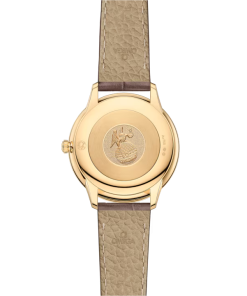 Alternative view of Omega De Ville Prestige 30 mm White Dial with Diamonds 18k Yellow Gold Strap 434.53.30.60.55.002