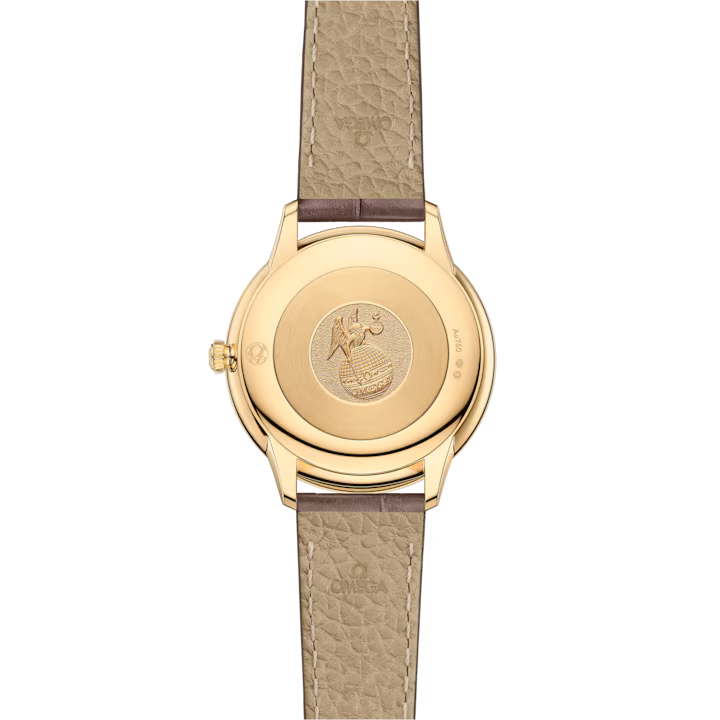 Omega De Ville Prestige 30 mm White Dial with Diamonds 18k Yellow Gold Strap 434.53.30.60.55.002 - Image 2