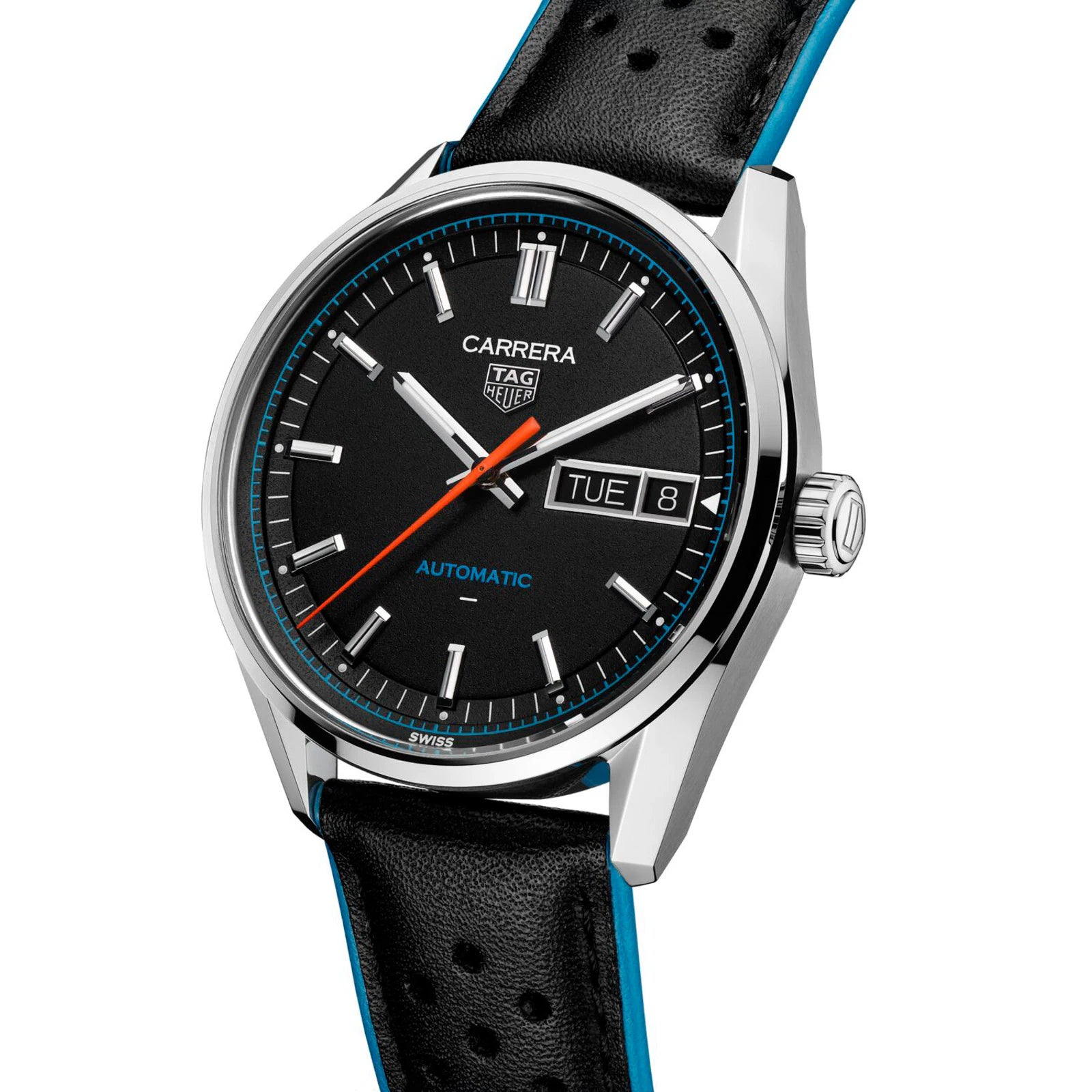 TAG Heuer Carrera Day-Date 41mm Mens Watch Black WDA2110.FC6614 - Image 2