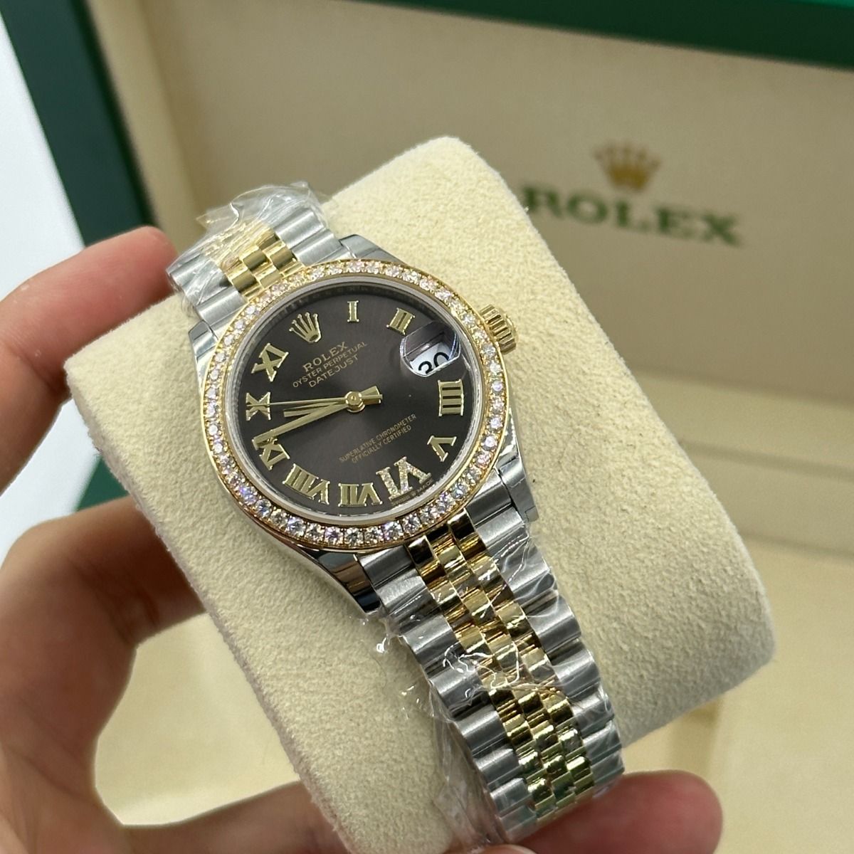 Rolex Datejust m278383RBR-0017/0018 31mm Dark Grey Dial Oyster Bracelet - Image 6