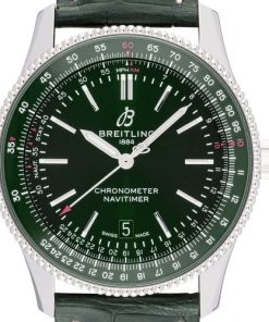 Alternative view of �?024 Hot Sale】Breitling Navitimer GREEN AMAZING DIAL