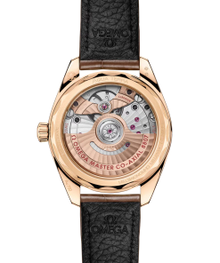 Alternative view of Omega Seamaster Aqua Terra 150M 34 mm Yellow Dial with Diamonds Moonshine�?18k Yellow Gold Strap 220.58.34.20.99.008