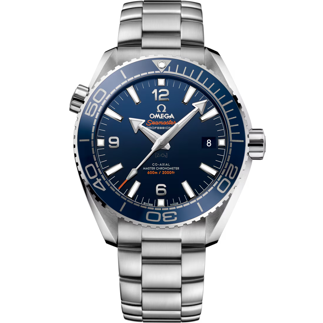 Omega Seamaster Planet Ocean 600M 43.5mm Blue Dial Stainless Steel Bracelet 215.30.44.21.03.001