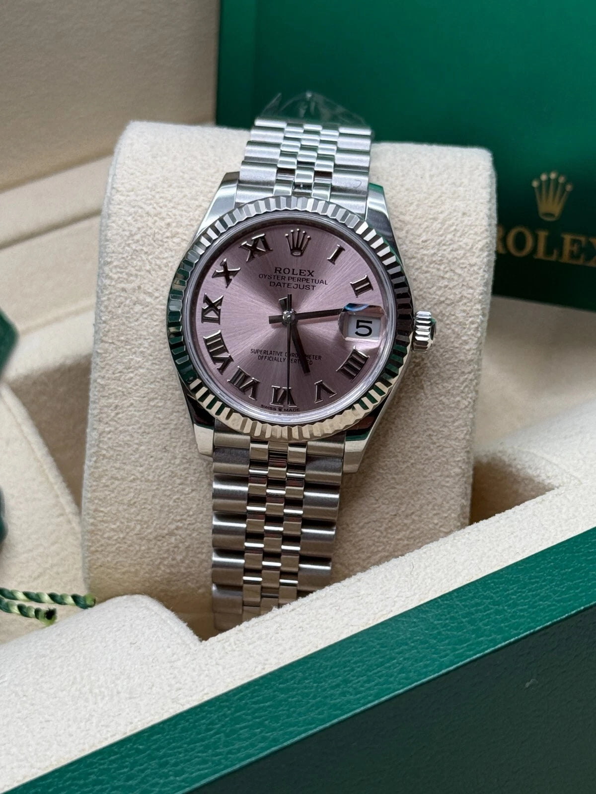 Rolex Datejust m278274-0019/0020 Pink 31mm Dial Oyster Watch - Image 12