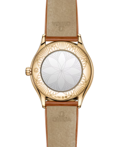 Alternative view of Omega De Ville Mini Trésor 26mm White Dial with Diamonds Moonshine�?18k Rose Gold Strap 428.57.26.60.04.004