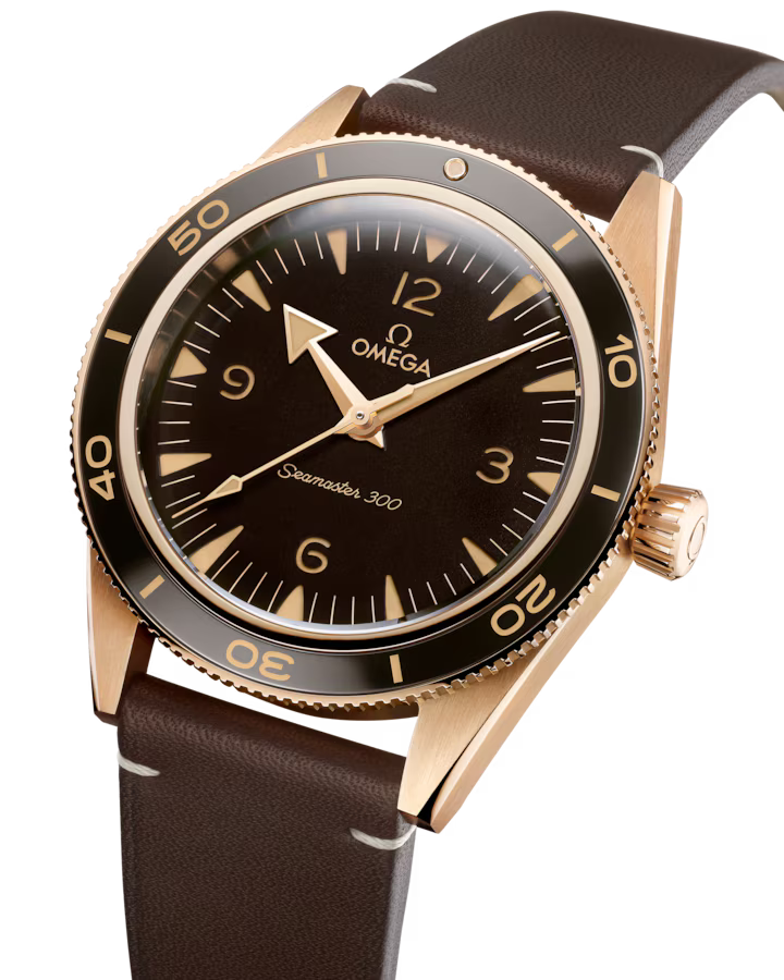 Omega Seamaster 300 41mm Brown Dial Bronze Gold Strap 234.92.41.21.10.001 - Image 2