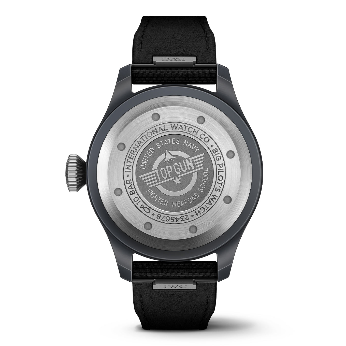 IWC Big Pilot Top Gun 43mm Mens Watch Black IW329801 - Image 3