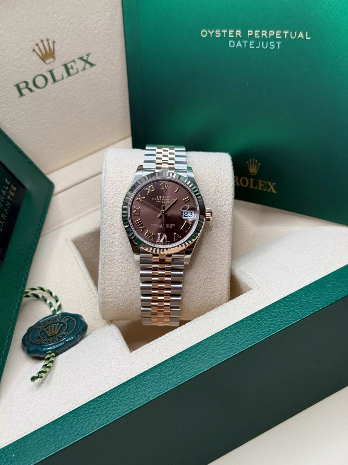 Rolex Datejust m278271-0003/0004 Chocolate 31mm Dial Oyster Bracelet Watch - Image 5