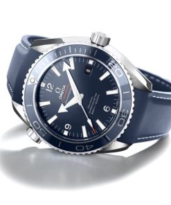 Alternative view of Omega Seamaster Planet Ocean 600M 43.5mm Blue Dial Stainless Steel Strap 215.33.44.21.03.001