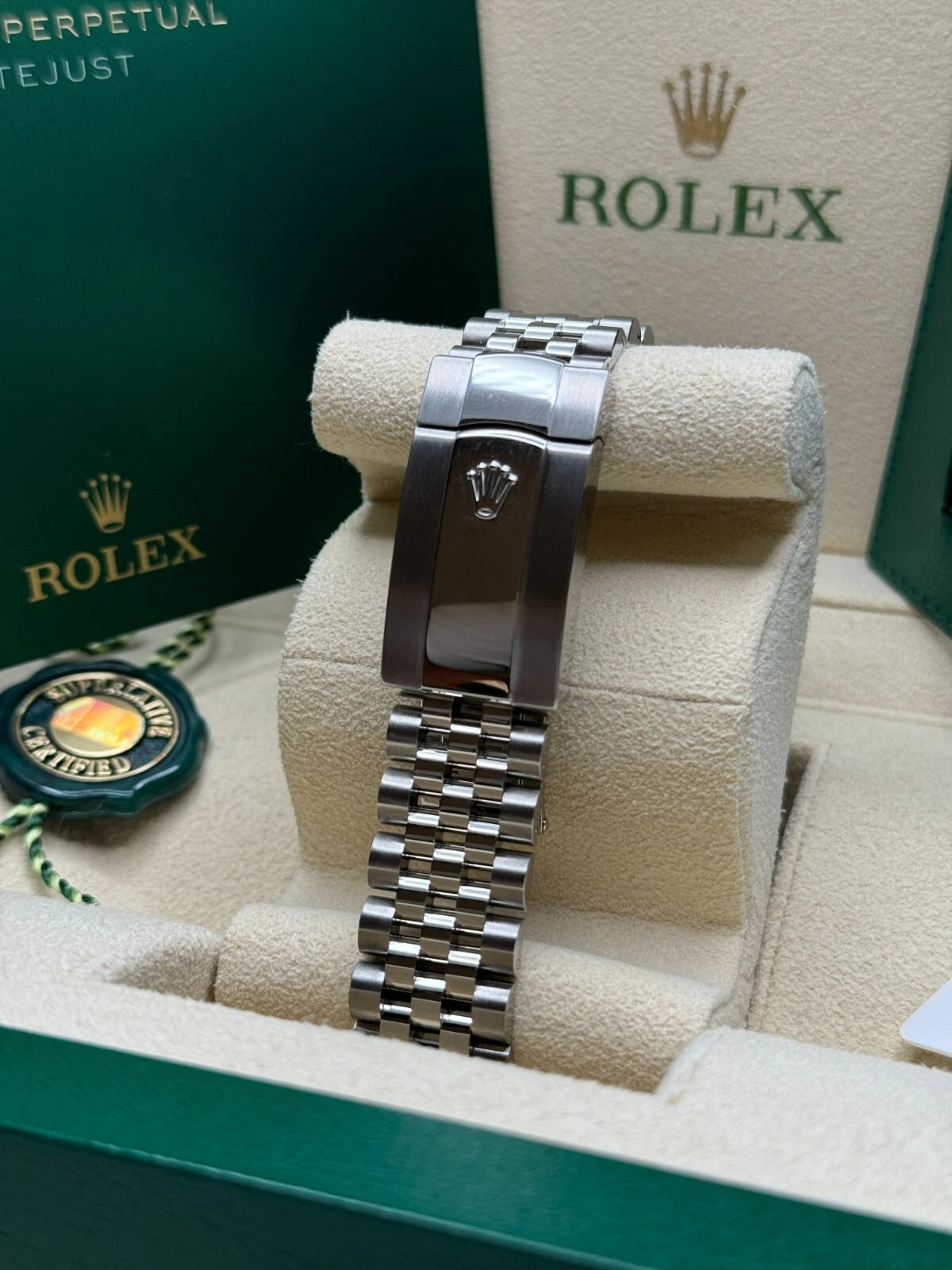 Rolex Datejust 41mm 126334 Blue Roman Oyster Stainless Steel Men’s Watch - Image 7