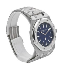 Alternative view of Audemars Piguet Royal Oak Jumbo Extra-Thin, 39mm, Titanium, blue dial, 15202IP.OO.1240IP.01