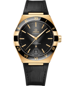 Omega Constellation Gents' Selection 41mm Black Dial 18k Yellow Gold Strap 131.63.41.21.01.001