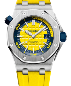 Audemars Piguet OFFSHORE DIVER Yellow Dial 42mm 15710ST.OO.A051CA.01