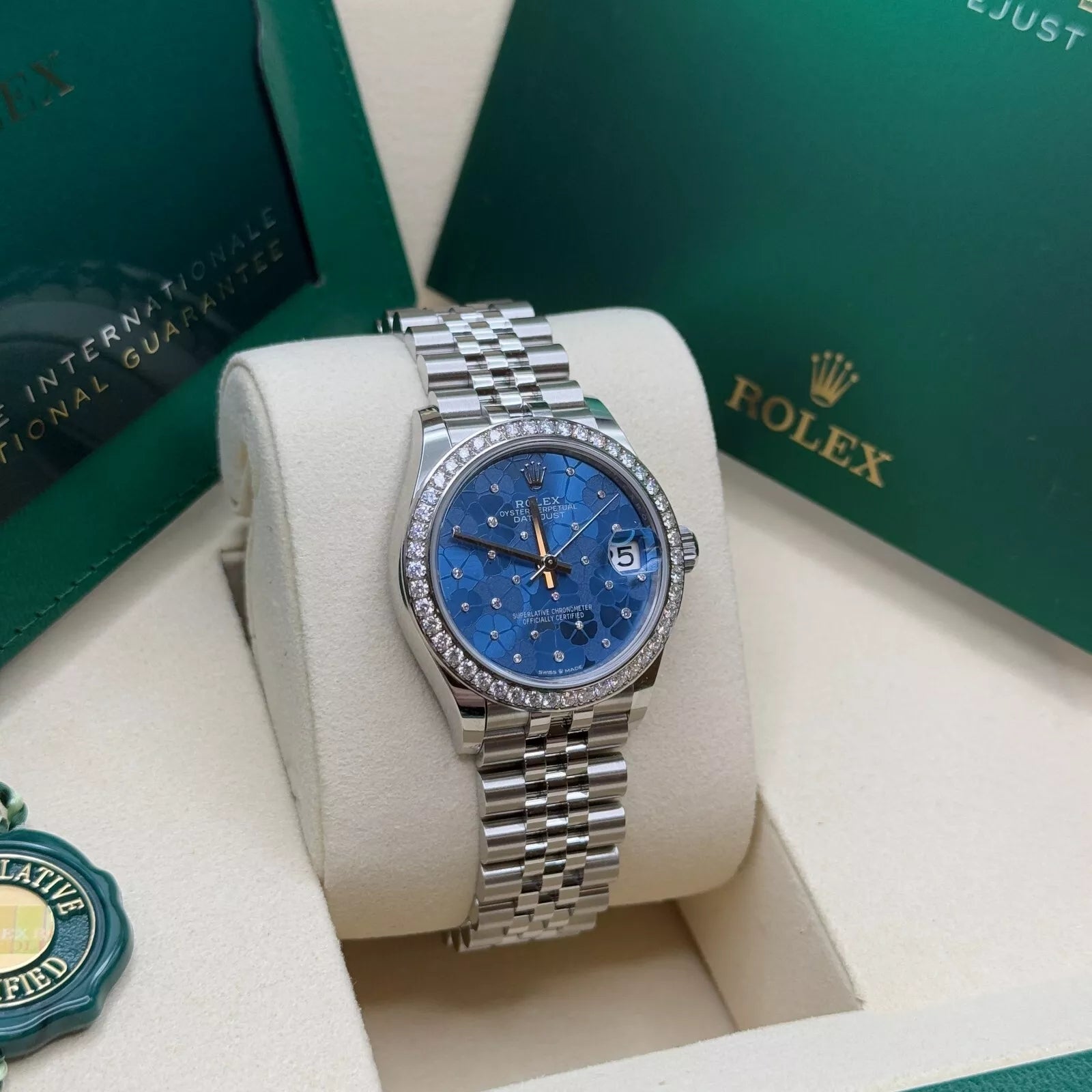 Rolex Datejust m278384RBR-0039/0040 Azzurro Blue 31mm Dial Oyster Watch - Image 13