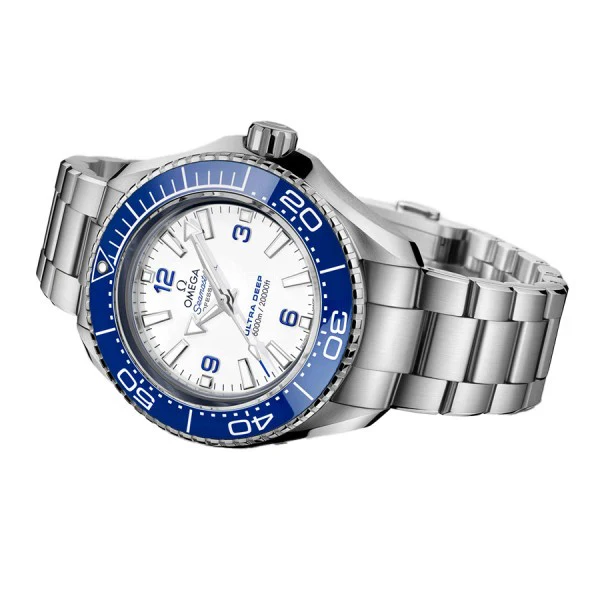 Omega Seamaster Planet Ocean 6000M 45.5mm White Dial O‑MEGASTEEL Bracelet 215.30.46.21.04.001 - Image 7