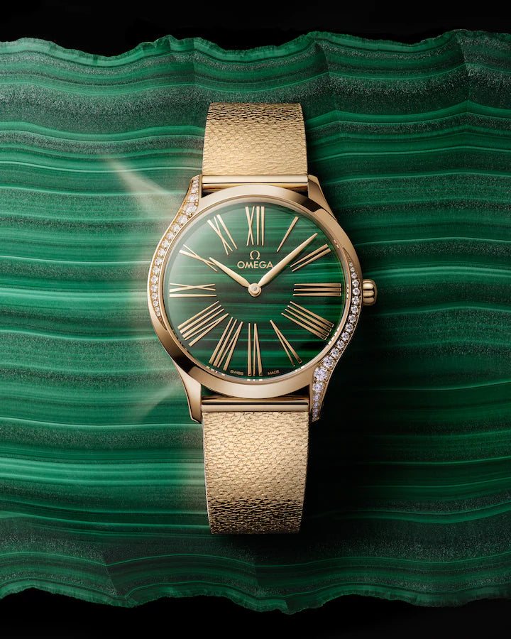 Omega De Ville Trésor 36mm Green Dial with Diamonds Moonshine�?18k Rose Gold Bracelet 428.55.36.60.99.003 - Image 2