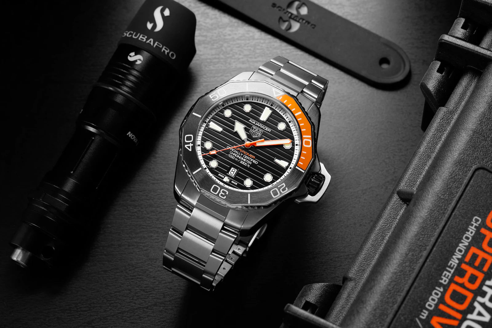 TAG Heuer Aquaracer Professional Superdiver 45mm Mens Watch WBP5A8A.BF0619 - Image 6