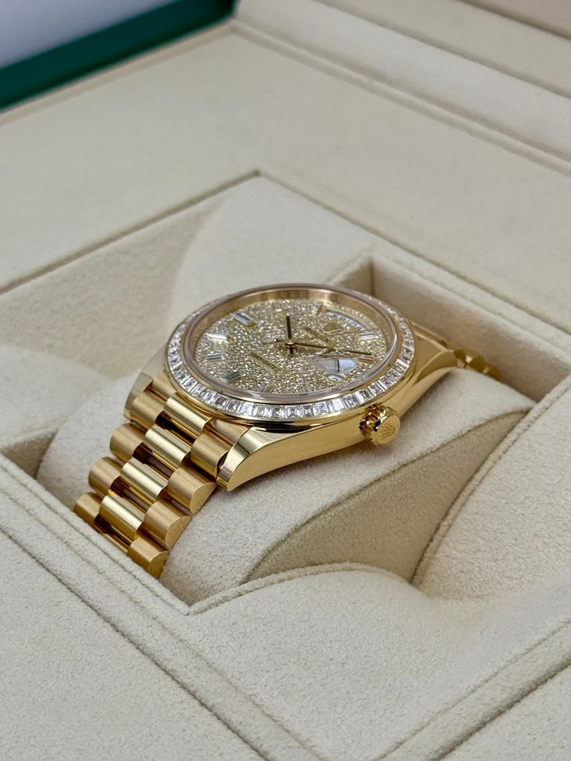 Rolex Day-Date 40mm 228398TBR-0036 Diamond Paved Dial President Watch - Image 4