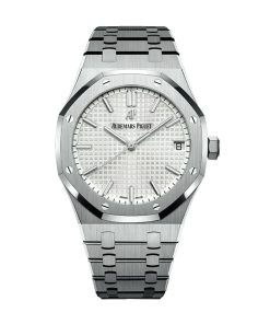 Audemars piguet Royal Oak Self-winding Stainless Steel 41mm Silver Dial