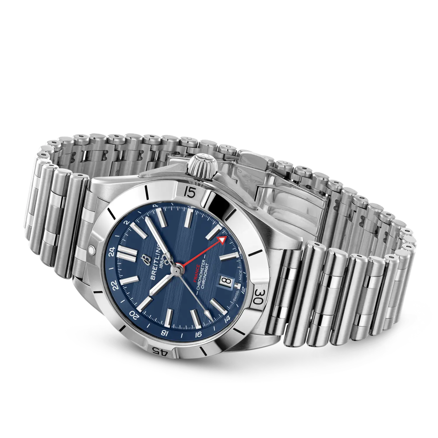 Breitling Chronomat Automatic GMT 40 Six Nations France A323989B1C1A1 - Image 3