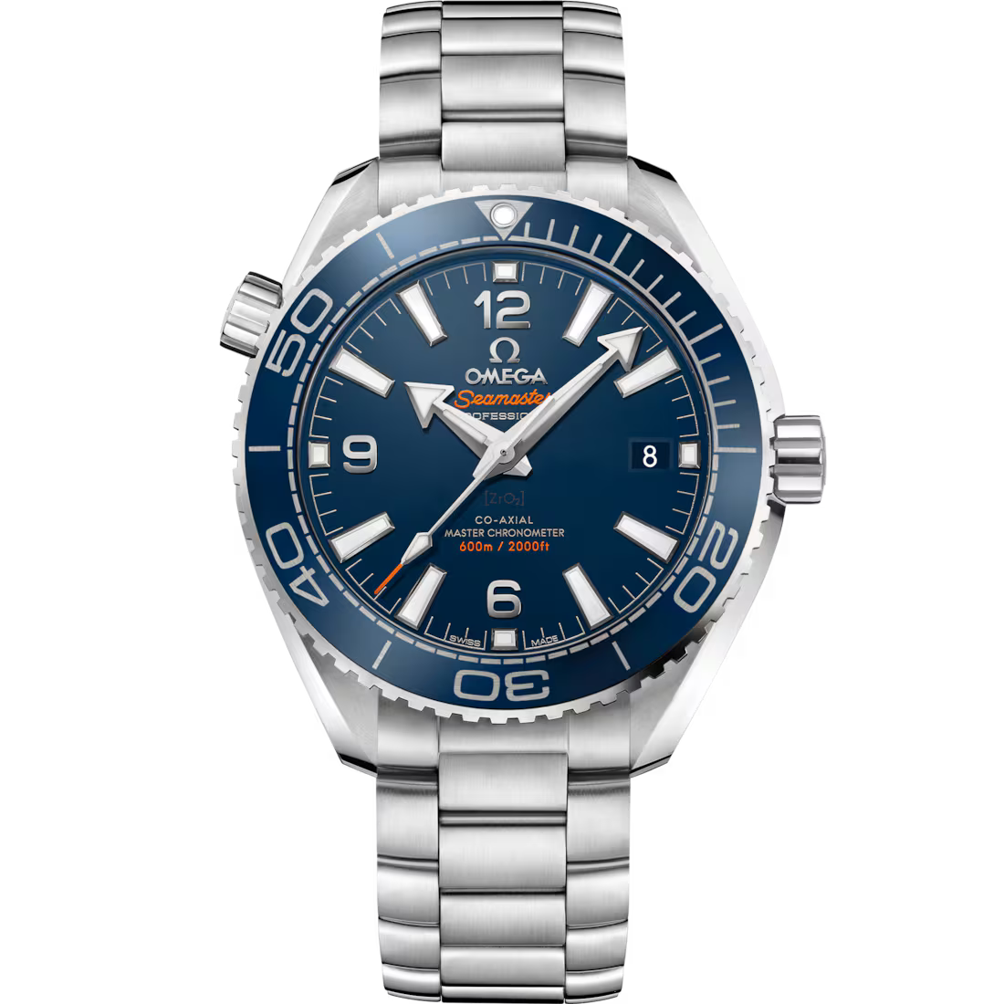 Omega Seamaster Planet Ocean 600M 39.5mm Blue Dial Stainless Steel Bracelet 215.30.40.20.03.001
