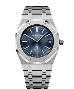 Audemars Piguet Royal Oak Jumbo Extra-Thin Stainless Steel Blue dial Watch 15202ST