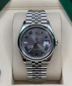 Alternative view of Rolex  Datejust 36mm 126200 Oyster Perpetual Wimbledon Dial Jubilee Stainless Steel