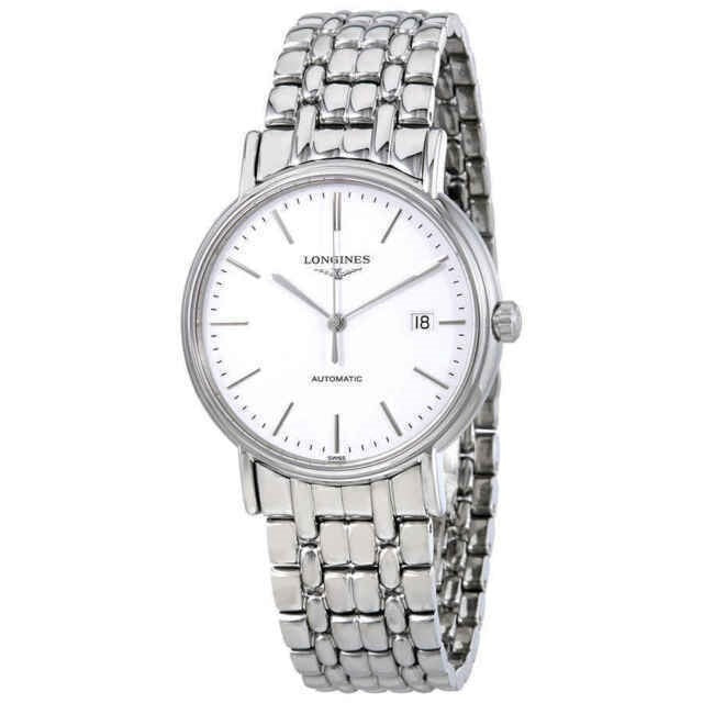 Longines Men's L4.921.4.12.6 Presence Stainless Steel Watch