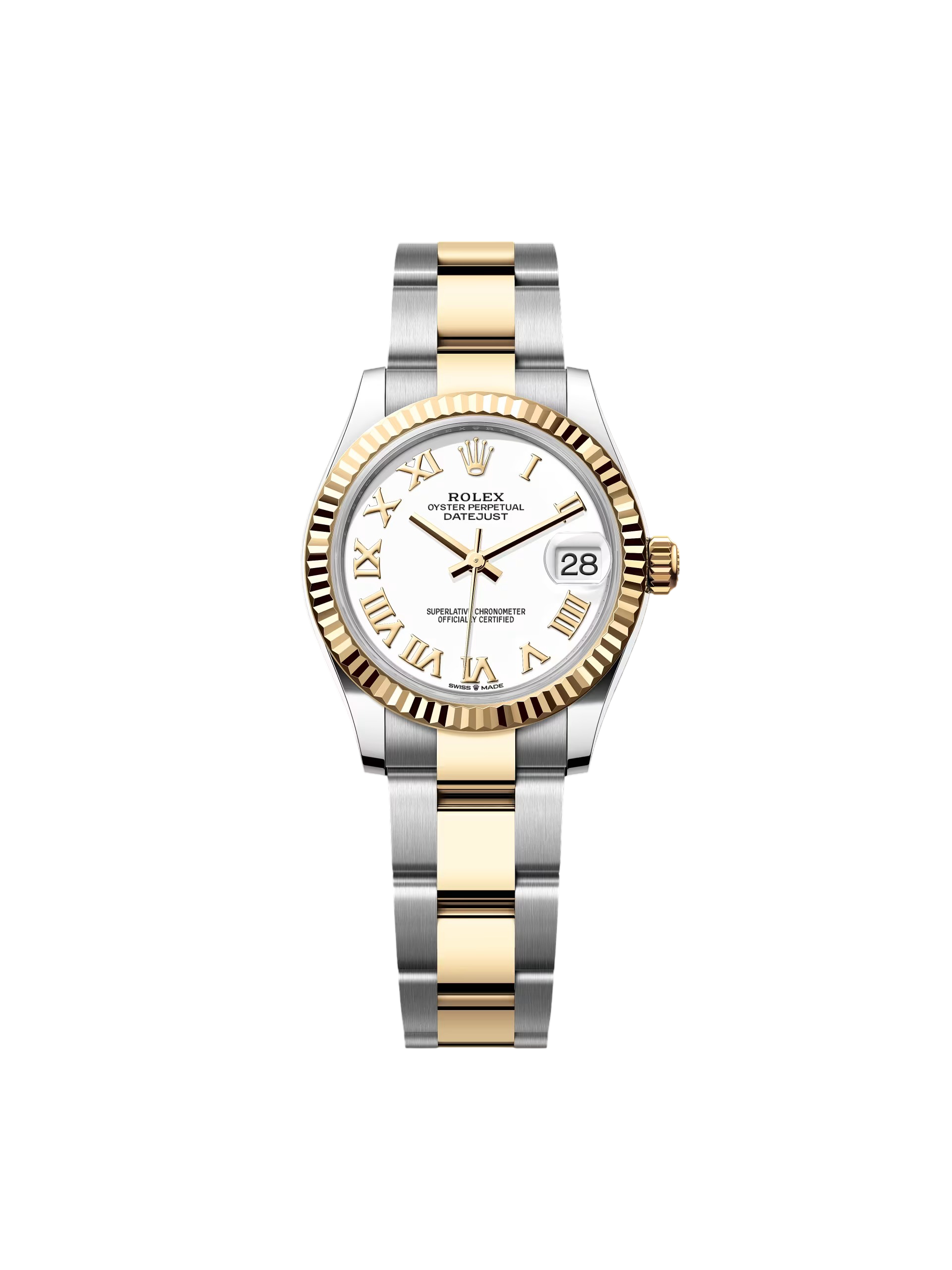 Rolex Datejust m278273-0001/0002 31mm White Dial Stainless Steel and Yellow Gold Oyster Watch - Image 11
