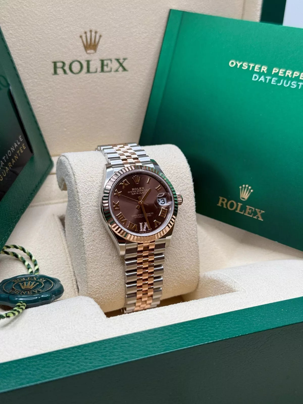 Rolex Datejust m278271-0003/0004 Chocolate 31mm Dial Oyster Bracelet Watch - Image 9