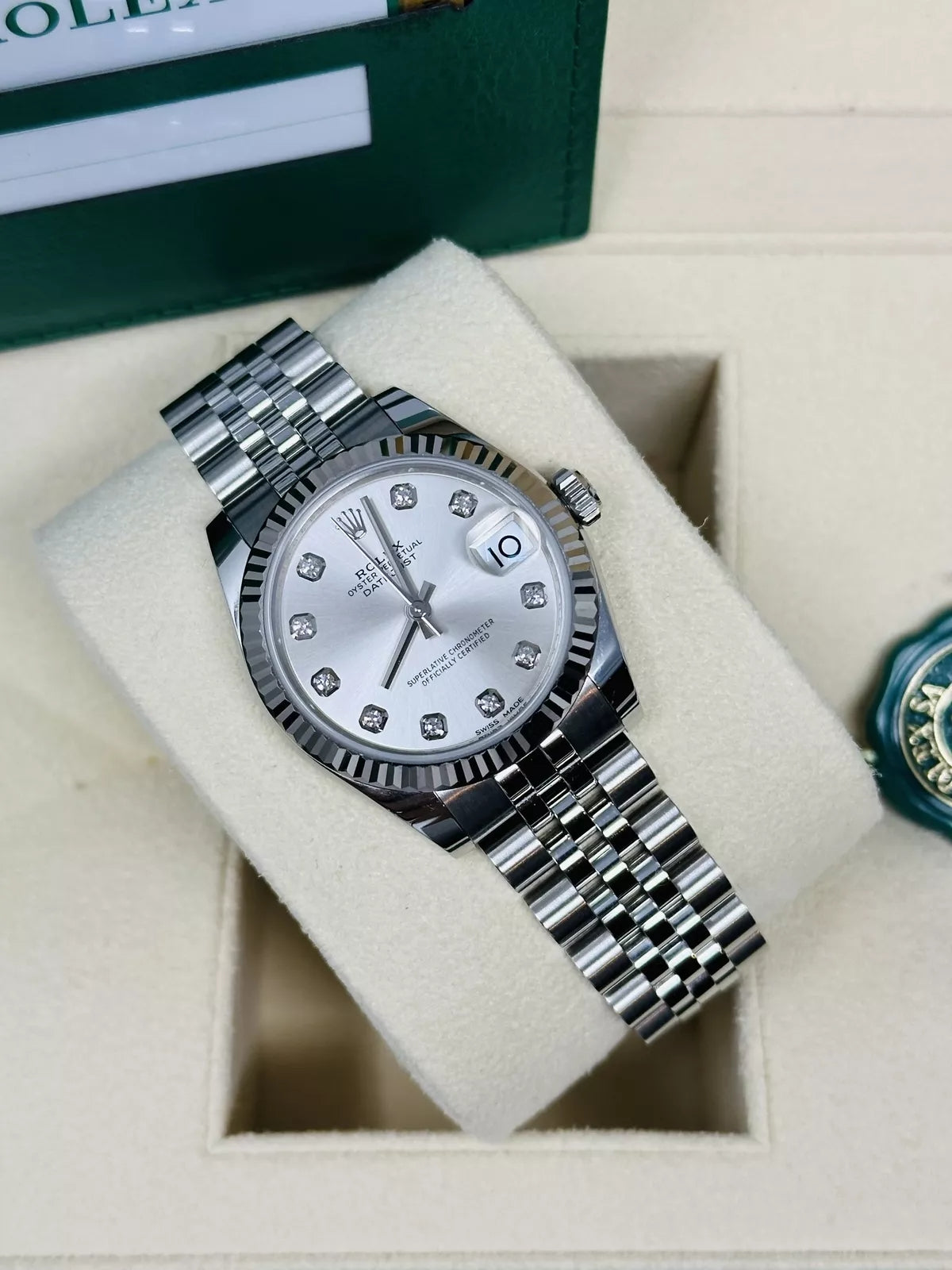 Rolex Datejust m278274-0029/0030 Silver 31mm Dial Oyster Watch - Image 6