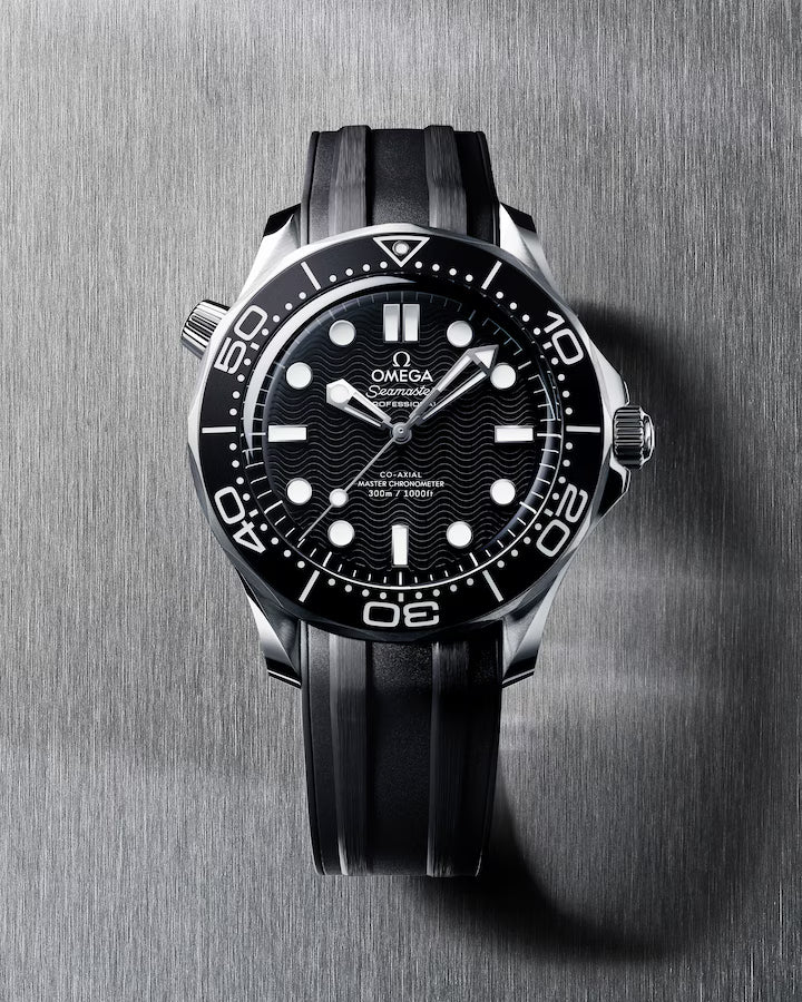 Omega Seamaster Diver 300M Black Rubber Strap Men's Watch 42mm 210.32.42.20.01.003 - Image 6