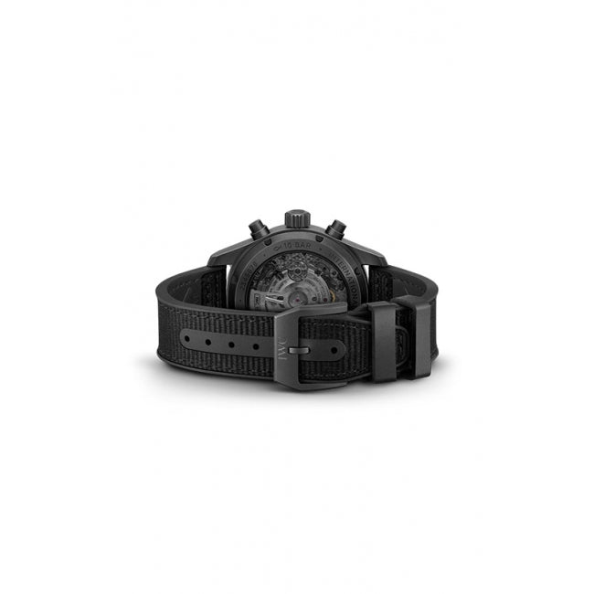 IWC Pilot Performance Chronograph 41mm Mercedes AMG Petronas Formula OneTM Team Mens Watch Black Rubber IW388306 - Image 4